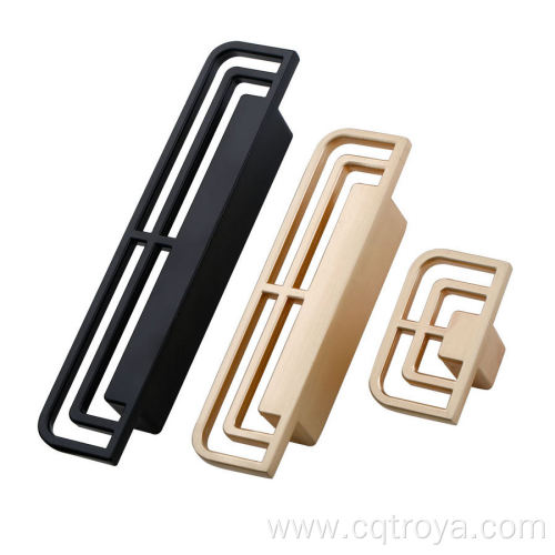 ZAMAK Copper Wire Wardrobe Drawer Door Handle